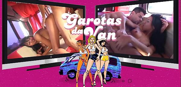  Garotas da Van - Nego Catra e Jota fazem a maior orgia de todos os tempos com Manu Fox, Patricia Kimberly e Sara Rosa